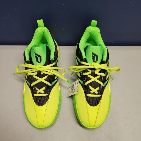 Adidas Dame‎ Certified 3 Basketball Sports Sneakers Mens US 8 Green Black JI1542